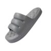 grey soft slippers