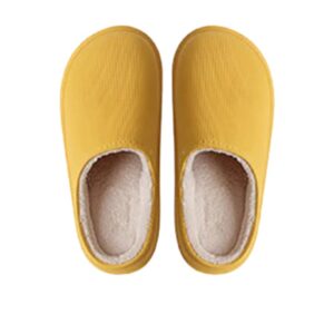 Unisex Slip-Resistant Eva Rubber with Inside Soft Cotton Slippers