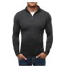 grey zipper sweater