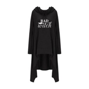 Bad Witch Women Asymmetrical Hoodie