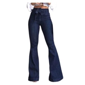 Women’s High Waist Denim Wide Leg Jeans