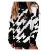 turtleneck sweater for women black