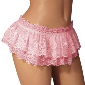 Faux Lace Ultra Mini Skirt