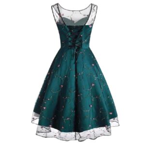nlnrn4z3 embroidered dress green 3