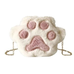 Soft Plush Bear Paw Bag
