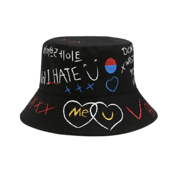 unisex bucket hat black