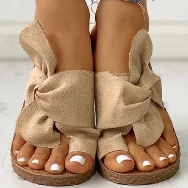 women sandals khaki