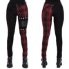 plaid pants black