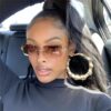 rimless sunglasses brown