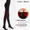 compression tights black