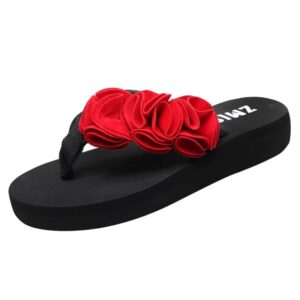 Women Flip Flops with Roses