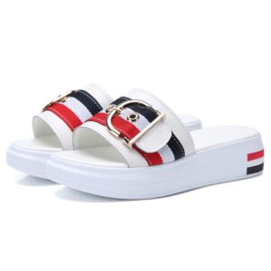 Women Slip On Platform Slides