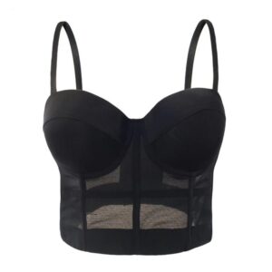 Women’s Push Up Sheer Mesh Corset