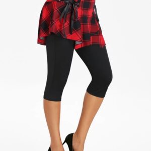 High Rise Skirt Leggings