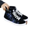 men canvas shoes blue