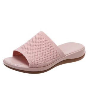 Women Soft Wedge Mesh Slippers