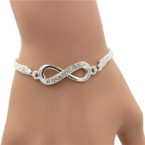 Rhinestone Infinity Bracelet
