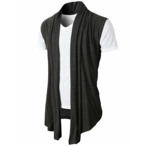 Men Sleeveless Cardigan