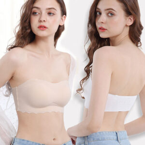 Ice Silk Bandeau Seamless Bra