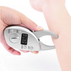 Body Fat Caliper Analyzer with Digital LCD Display and Anti-Slip Handle
