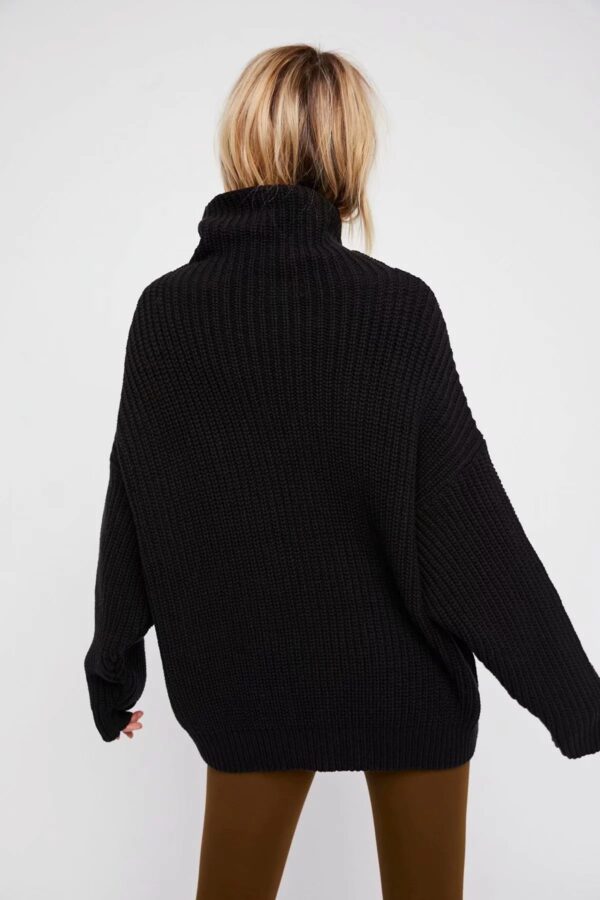 Women Ribbed Sweater - Image 3