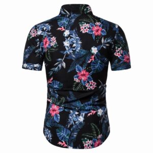 Men’s Casual Short Sleeve Floral Shirt