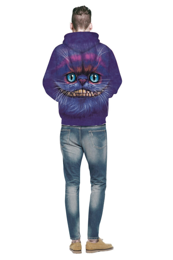 Purple Cat Hoodie - Image 4
