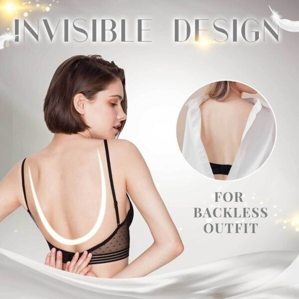 Backless Seamless Thin Lace Invisible Bralette - Image 2
