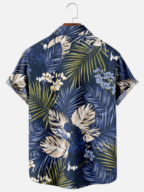 Men's Loose Fit Short Sleeve Trendy Shirt - Image 3