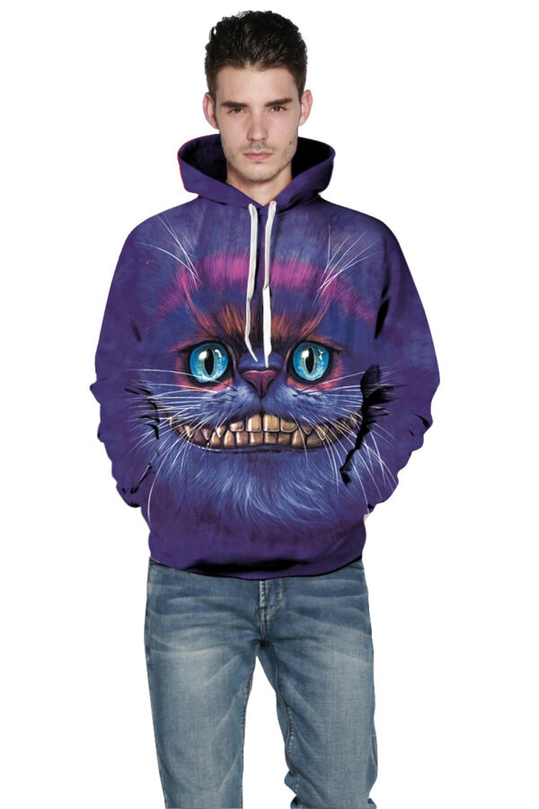 Purple Cat Hoodie - Image 3