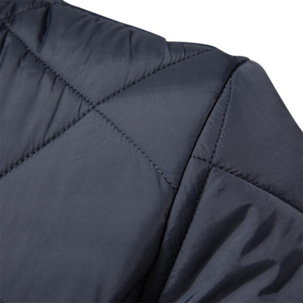 Men's Stand Collar Cotton Padded Jacket - Image 8