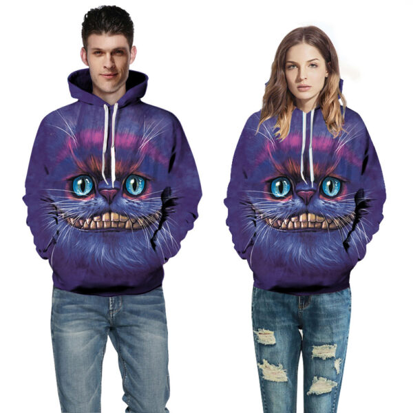 Purple Cat Hoodie - Image 2