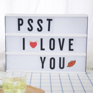 Decorative LED Letter Light Box