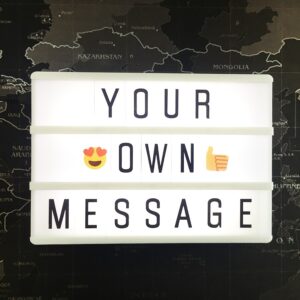 Decorative LED Letter Light Box