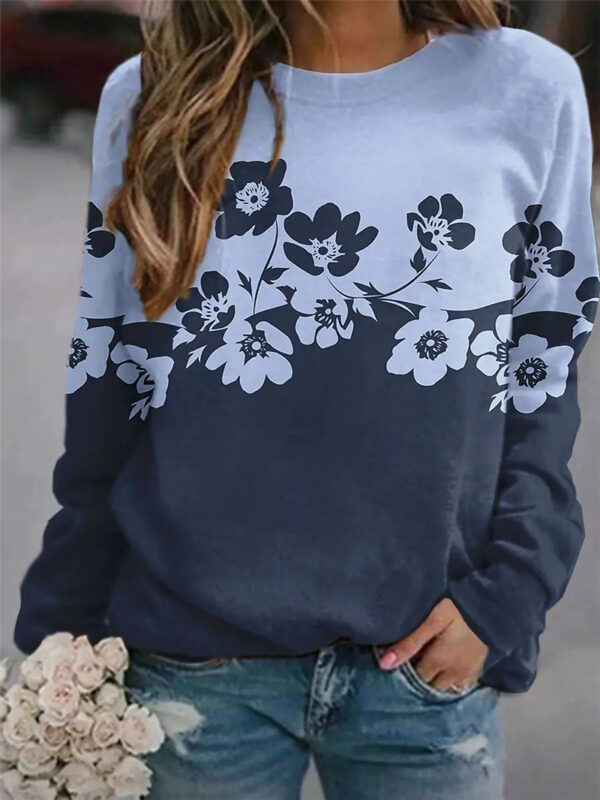 Women Floral Pullover - Image 4