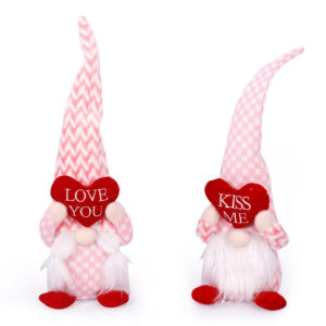 Valentines Love Gnomes Ornaments