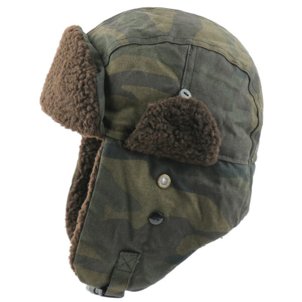 Thickened Windproof Bomber Hat with Earflaps - Image 2