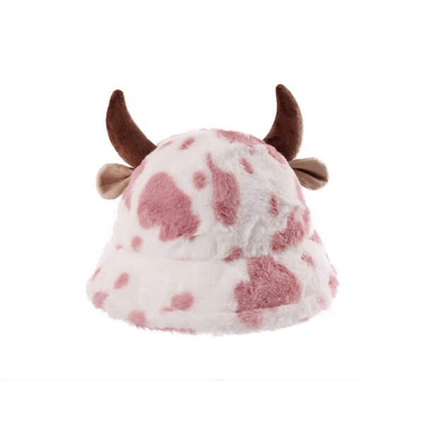 Women's Bucket Hat with Cow Croissant Print - Image 5
