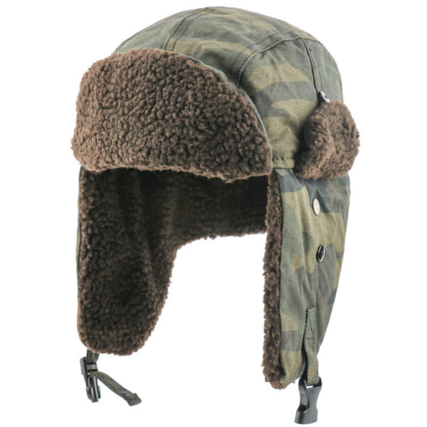 Thickened Windproof Bomber Hat with Earflaps - Image 4