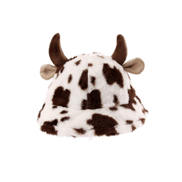 Women's Bucket Hat with Cow Croissant Print - Image 6