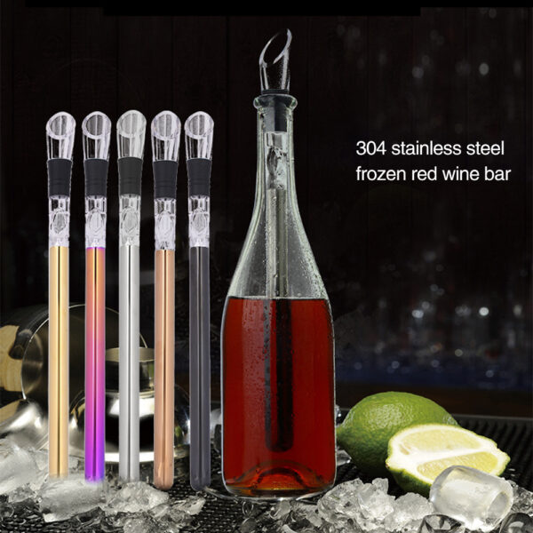 Stainless Steel Wine Chiller Stick: Leakproof, Cooler Rod for Wine and Beer Bottles - Image 2
