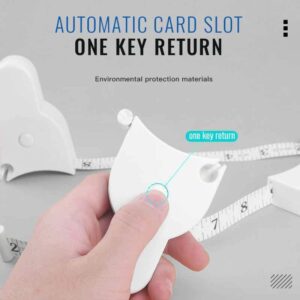 Accurately Measure Your Waist with the Innovative Y-Shaped Self-Tightening Tape Measure