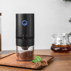 Professional Portable Electric Coffee Grinder with Ceramic Grinding Core and USB Type-C Charging