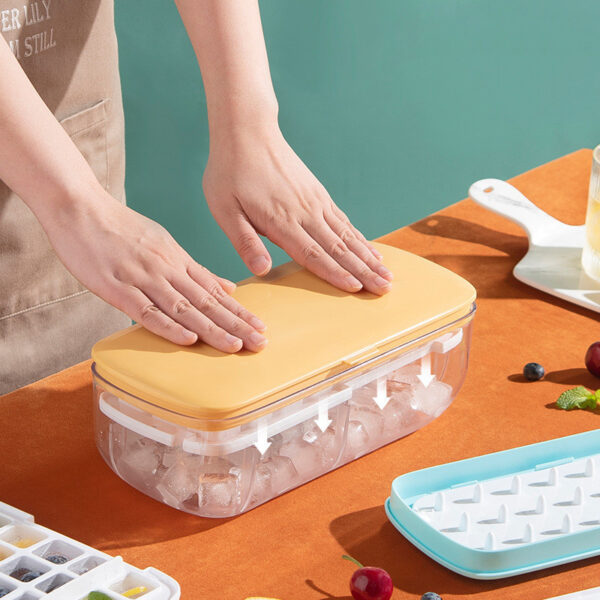 Quick Ice Cube Moulds Tray With Storage Box Lazy Ice Maker For Cocktail Bar Accessories - Image 8