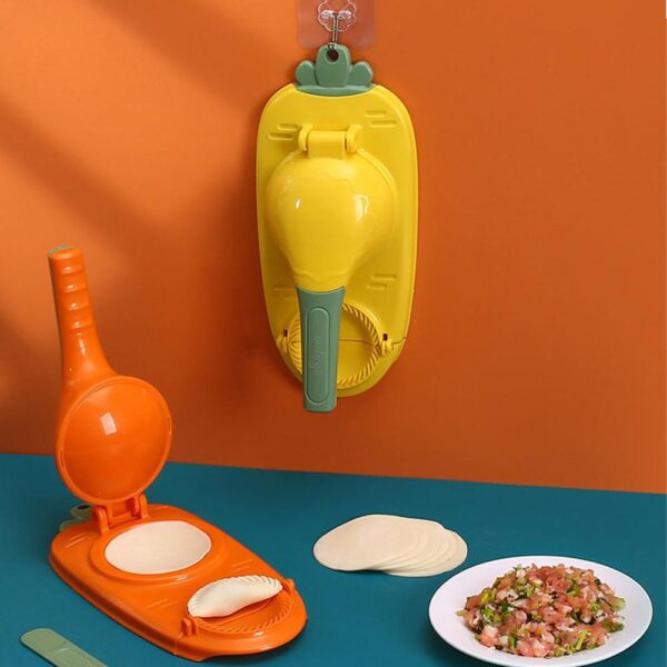 2-in-1 Dumpling Maker and Pastry Press for Wrapper Moulding and Dough Pressing - Image 5
