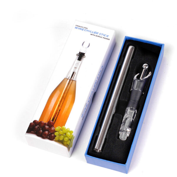 Stainless Steel Wine Chiller Stick: Leakproof, Cooler Rod for Wine and Beer Bottles - Image 10