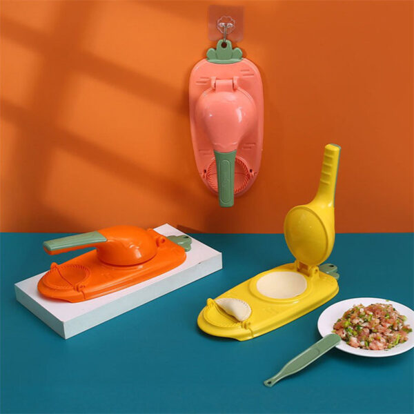 2-in-1 Dumpling Maker and Pastry Press for Wrapper Moulding and Dough Pressing - Image 4