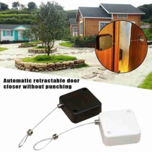 Punch-Free Soft Close Door Closer for Sliding Glass Doors with 500g to 1000g Closing Tension
