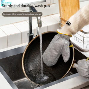 Non-Slip Dishwashing Glove Made from Bamboo Fiber