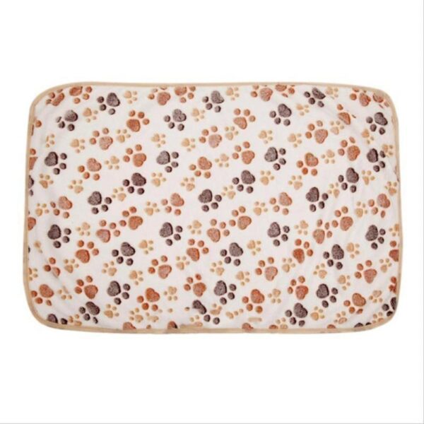 Soft Paw Print Pet Fleece Blanket - Image 2
